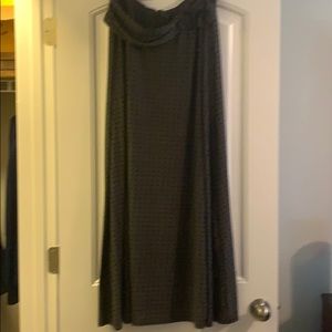 Black & Gray long skirt